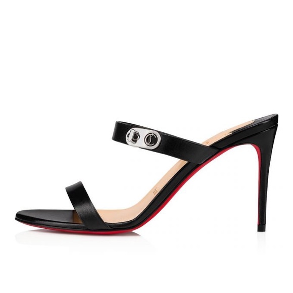 Christian Louboutin Shoes - Christian Louboutin Lock Me Leather Mules